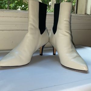 Joie Rali White Ankle Boots